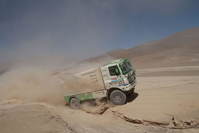Frits van Eerd problemen met te weinig turbodruk, teamgenoot comfortabel